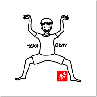 YEAH OKAY (YOGA) Posters and Art